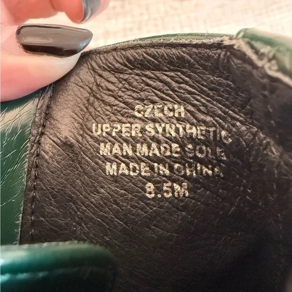 Green Jeffrey Campbell Czech chunky heeled combat boots - Picture 2 of 8